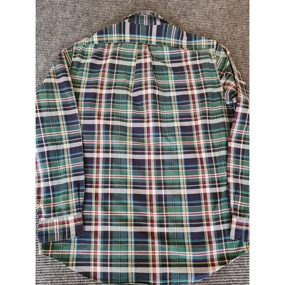 Ralph Lauren Classic Fit Mens XL Multicolor Plaid Long Sleeve Button Down Preppy - Picture 3 of 11